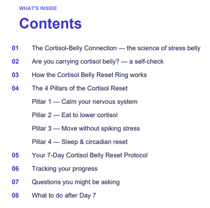 The Cortisol Belly Reset Guide